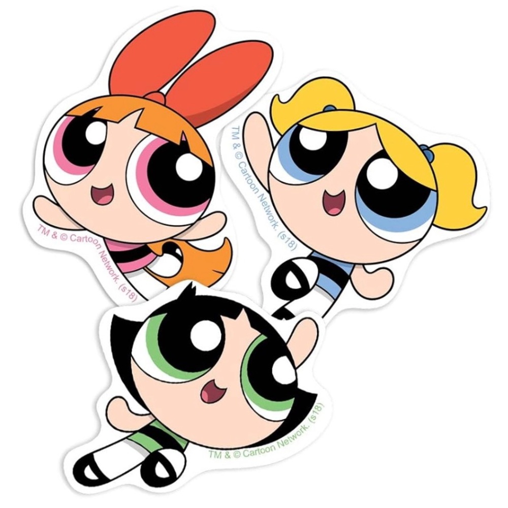 3 Powerpuff Mystery Stickers